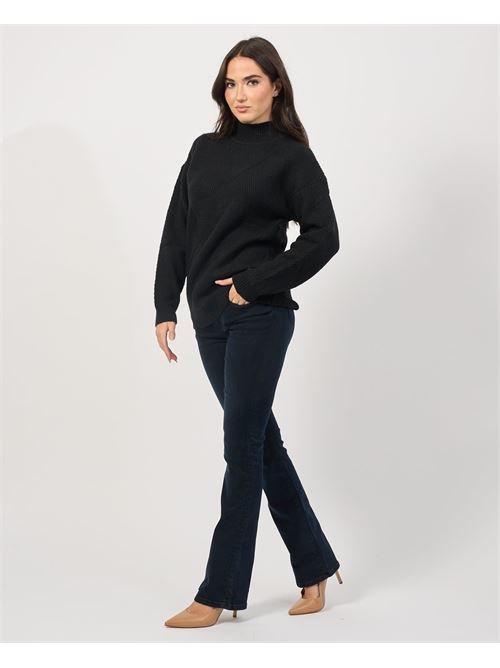 Yes Zee All-Over Texture Turtleneck Sweate YES ZEE | M043-IM000801